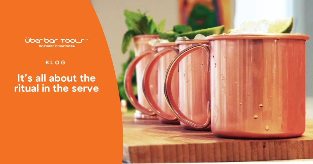Uberbartools moscow mule mugs for ritual cocktail serves