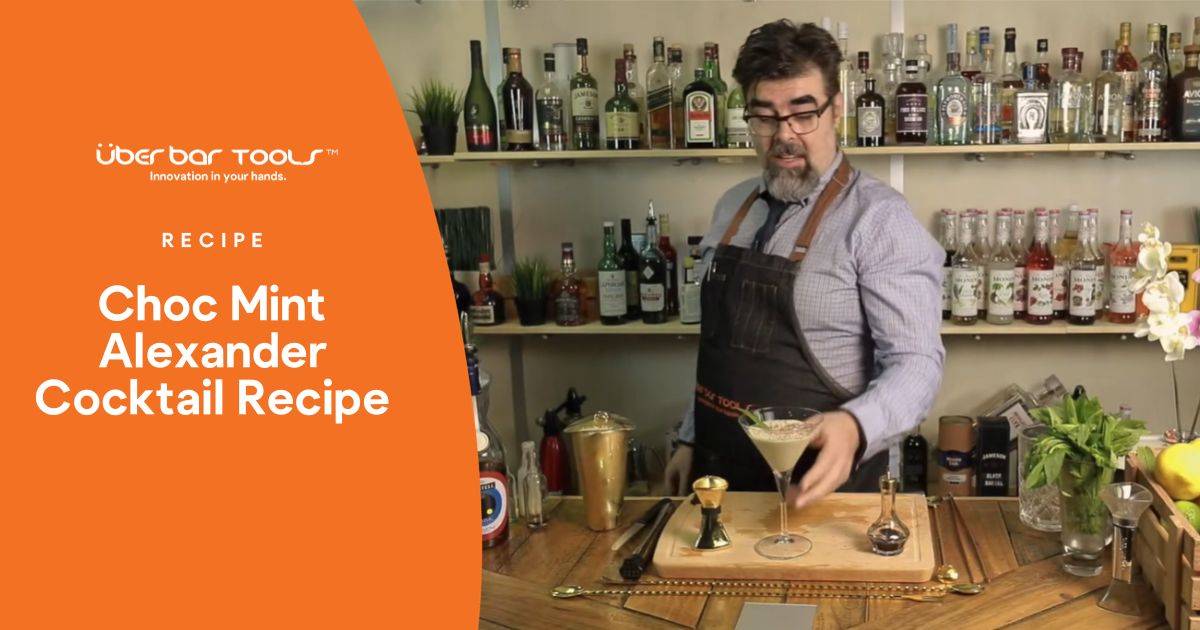 Choc Mint Alexander Cocktail Recipe
