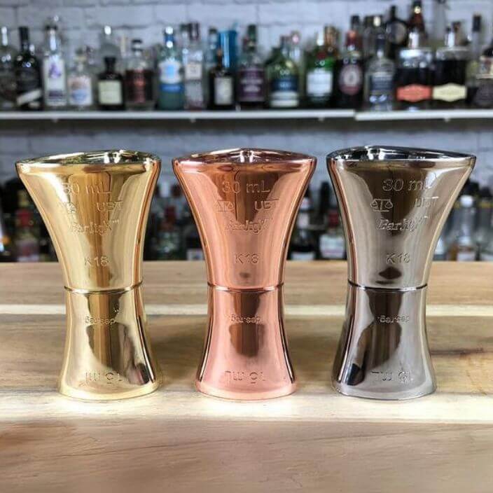 BarJigX Chrome, Copper and Gold