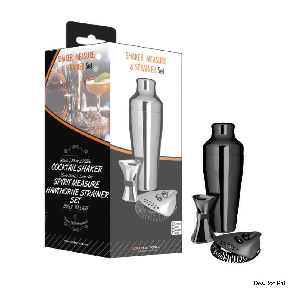 Shake Measure & Strain Pack Platinum Black - Überbartools™