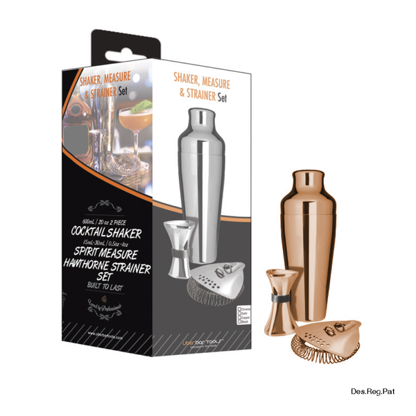 Buy Shake Measure & Strain Pack Copper Tools - Überbartools™