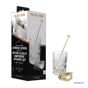 Stir, Mix & Strain Set Gold - Überbartools™