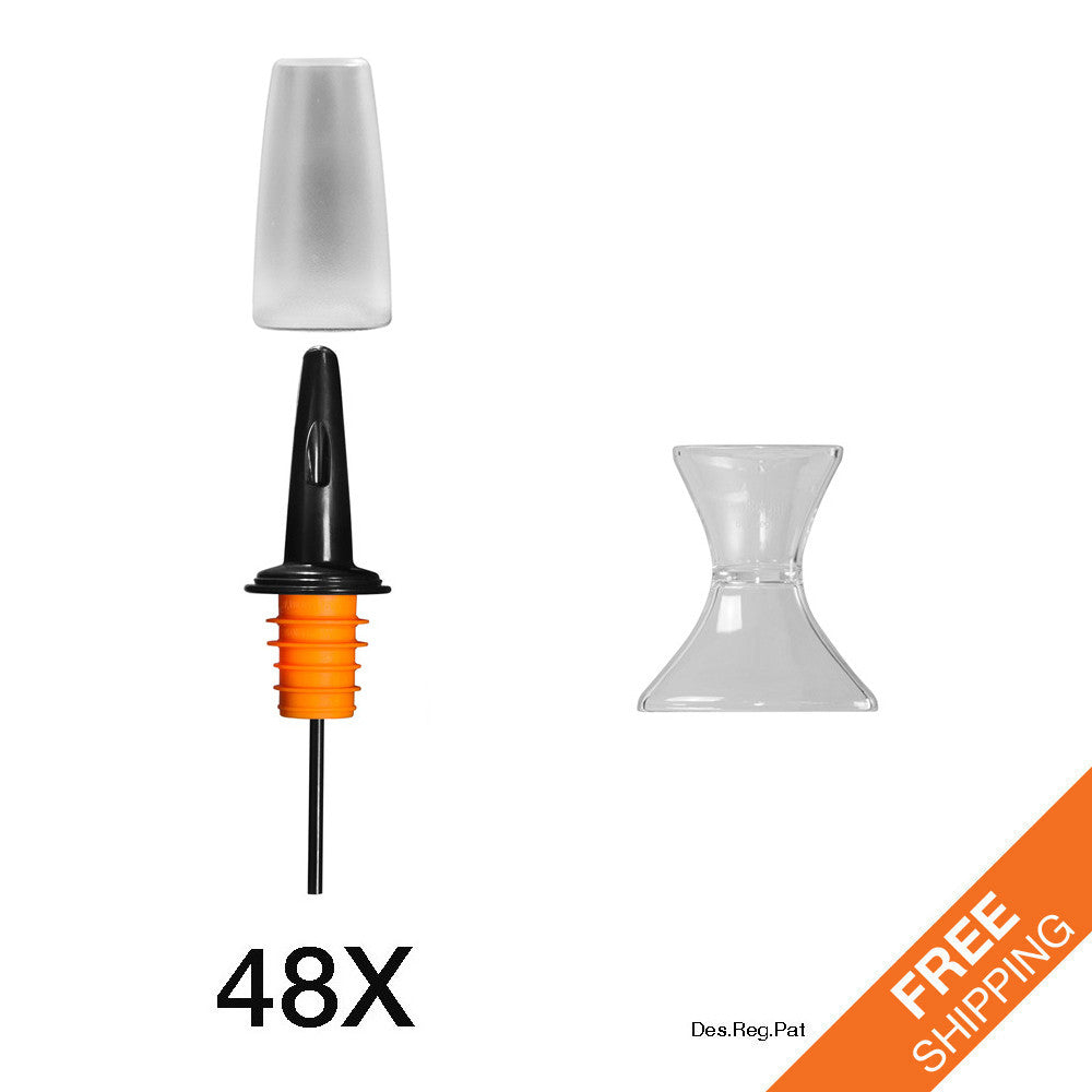 BarFlow™ 48 Pack with 48 Snap-On Protectors & Bonus 1 ProBarJig™ - Überbartools™