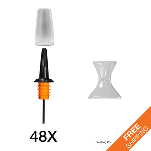 BarFlow™ 48 Pack with 48 Snap-On Protectors & Bonus 1 ProBarJig™ - Überbartools™